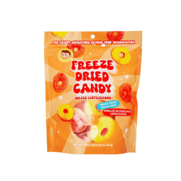 Josh Bosh Freeze-Dried Candy - Peach Ring 56g (1.95oz) (Box of 24)