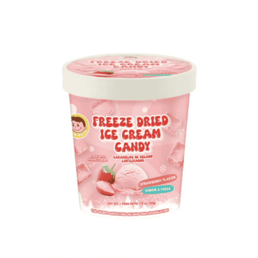 Josh Bosh Freeze-Dried Ice-Cream Candy - Strawberry Flavour 50g (1.75oz) (Box of 24)