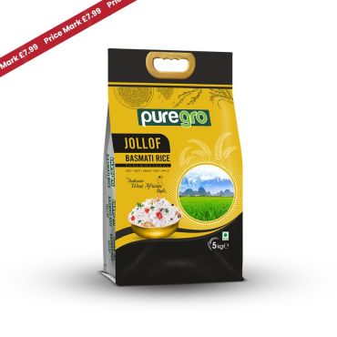 Puregro Jollof Basmati Rice 5kg PM £7.99