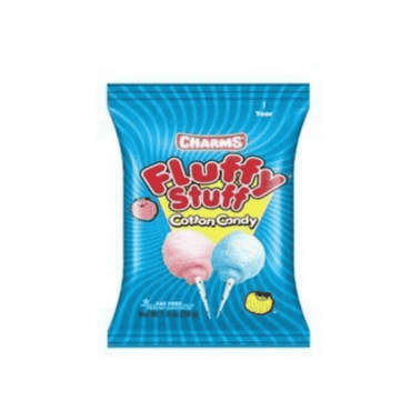 Charms Fluffy Stuff Cotton Candy 28g (1oz) (Box of 12)