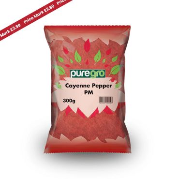 Puregro Cayenne Pepper 300g PM £2.99 (Box of 10)