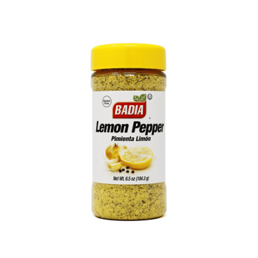 Badia Lemon Pepper 184.3g (6.5oz) (Box of 6)