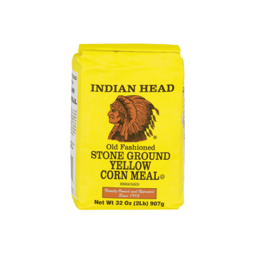 Indian Head Yellow Corn Meal 907g (2lbs) (Box of 15)