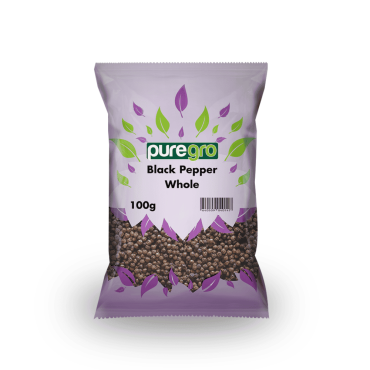Puregro Black Pepper Whole 100g (Box of 10)