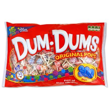 Spangler Dum Dums Lollipops 1.44kg (300 piece) (51oz)