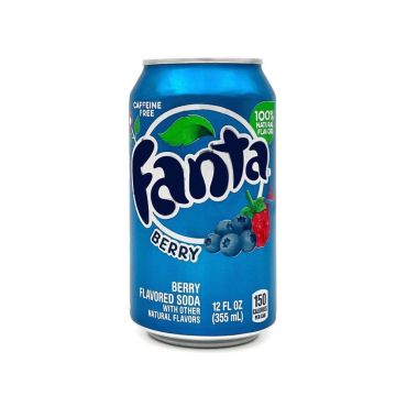 Fanta Berry Soda 355ml (12 fl.oz) (2 x 12 Case) (Box of 24)