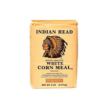 Indian Head White Corn Meal 2.27kg (5lbs) (Box of 8)
