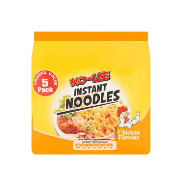 Ko-Lee 5-Pack Chicken Flavour Noodles (6X5X70g)