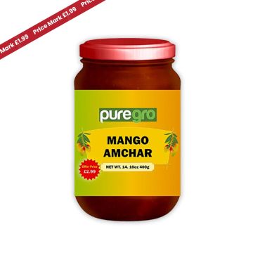 Puregro Mango Amchar 400g PM £1.99 (Case of 6)