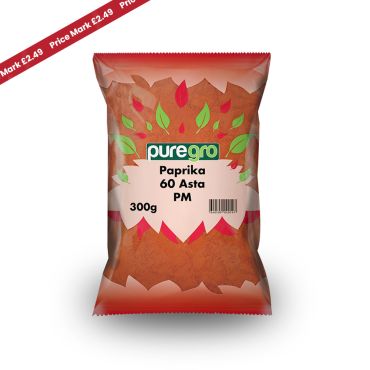 Puregro Paprika 60 Asta PM £2.49 300g (Box of 10)