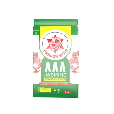 Dragon Star Jasmine Fragrant Rice 5kg PM £5.99
