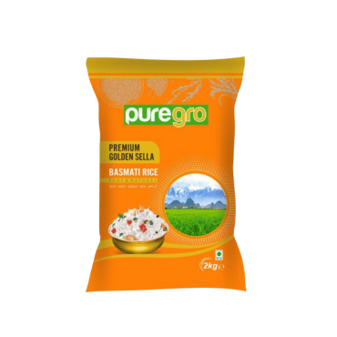 Puregro Golden Sella Basmati Rice 2Kg (Box of 6)