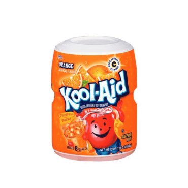 Kool Aid Orange Tub 538g (8 Quarts) (Box of 12)