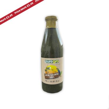Puregro Green Seasoning Sauce 1Ltr PM £3.49 (Box of 6)