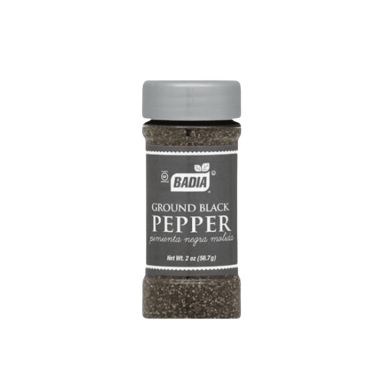 Badia Ground Black Pepper 56.7g (2oz) (Box of 8)