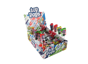 Top Pops Assorted Box 10g (0.35oz) (Box of 48)