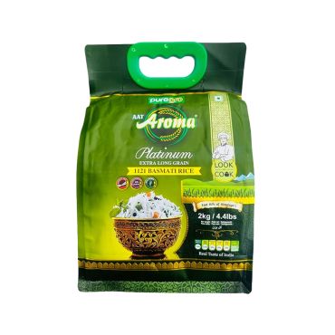 Puregro Aroma Platinum Extra Long Grain Basmati Rice 2kg (Box Of 6)