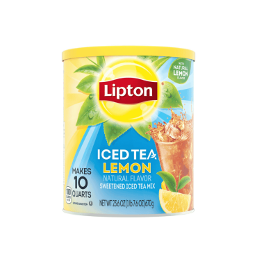 Lipton Iced Tea Lemon Flavour 670g (23.6oz) (Box of 6)