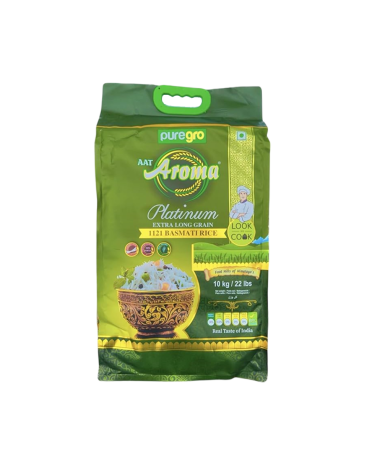 Puregro Aroma Platinum Extra Long Grain Basmati Rice 10kg