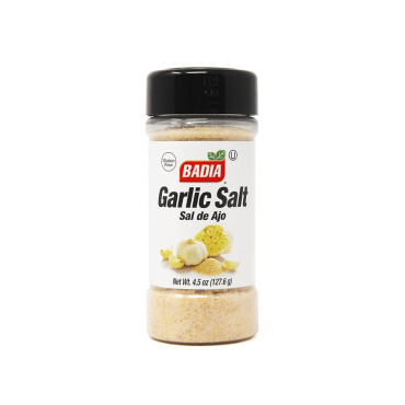 Badia Garlic Salt 127.6g (4.5oz) (Box of 8)