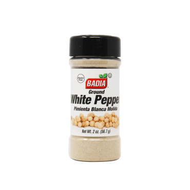 Badia White Pepper 56.7g (2oz) (Box of 8)
