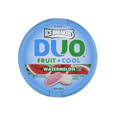 Ice Breakers Duo Watermelon 36.8g (1.3oz) (Box of 8)