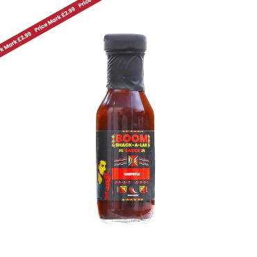 Boom Shack-A-Lak Chipotle Hot Sauce PM £2.99 280g (Pack of 6)