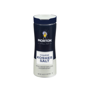 Morton Coarse Kosher Salt 453g (16oz) (Box of 12)