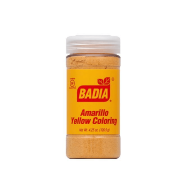 Badia Amarillo Yellow Food Colour 120.5g (4.25oz) (Box of 6)