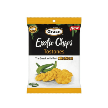 Grace Exotic Chips - Tostones 75g (Box of 8)