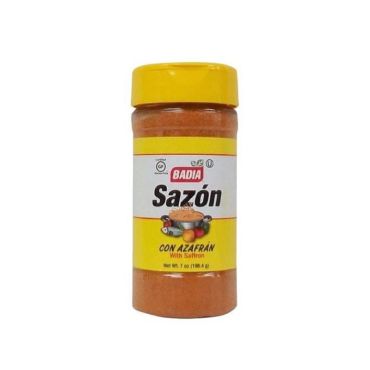 Badia Sazon with Saffron 198.4g (7oz) (Box of 6)