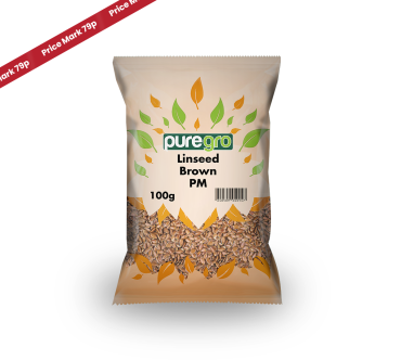 Puregro Linseed Brown PM 79p 100g (Box of 10)