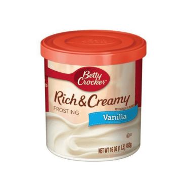 Betty Crocker Vanilla Frosting 453g (16oz) (Box of 8)
