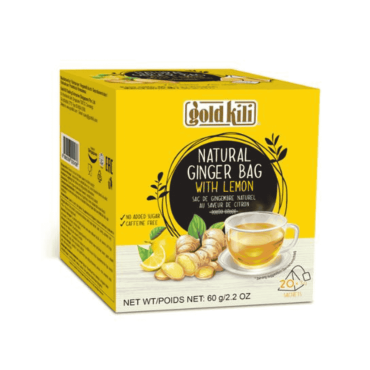 Gold Kili Natural Ginger Bag with Lemon 60g (Box of 24)