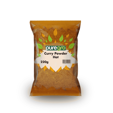 Puregro Curry Powder Hot 220g (Box of 10)