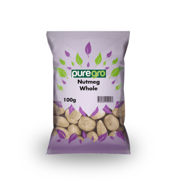 Puregro Nutmeg Whole 100g (Box of 10)