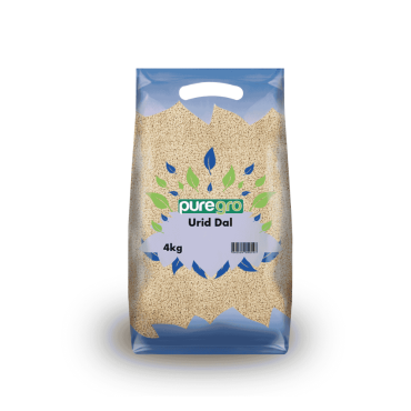 Puregro White Urid Dal 4kg (Box of 5)
