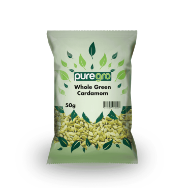 Puregro Whole Green Cardamom 50g (Box of 10)