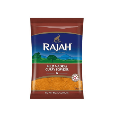 Rajah Mild Madras Curry Powder 1Kg (Box of 6)