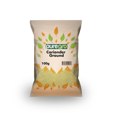 Puregro Coriander Ground 100g PM 79p (Box of 20)
