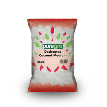 Puregro Desiccated Coconut Medium 850g (Box of 6)