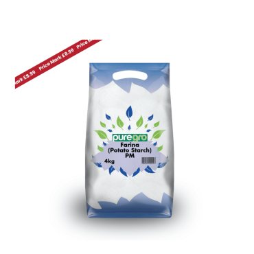 Puregro Farina (Potato Starch) PM £8.99 4kg (Box of 5)