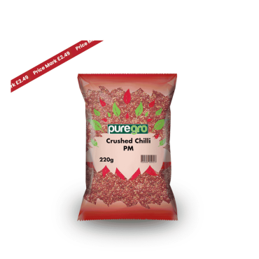 Puregro Crushed Chilli PM £2.49 220g (Box of 10)