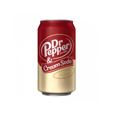 Dr Pepper Cream Soda 355ml (12 fl.oz) (Case of 12)