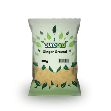 Puregro Ginger Ground 100g (Box of 10)