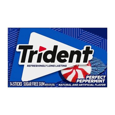 Trident Gum Peppermint 14ct (Box of 12)
