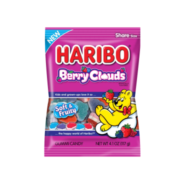 Haribo Berry Clouds 116g (4.1oz) (Box of 12)