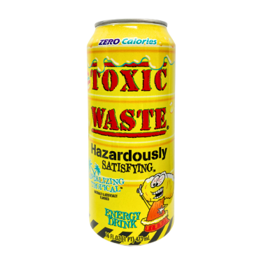 Toxic Waste Tropical Energy Drink 453ml (16oz) (Box of 24) BBE 28 FEB 2026