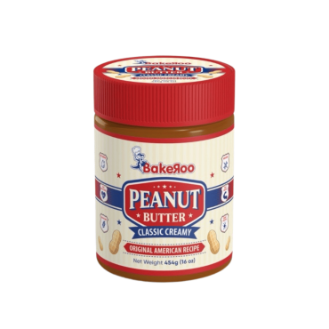 Bakeroo Creamy Peanut Butter 454g (16oz) (Box of 12)