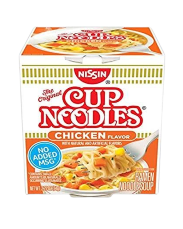 Nissin Cup Noodles Chicken 71g (2.5oz) (Box of 24)